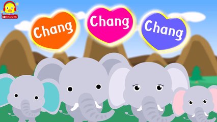 Chang Chang Chang Thai Elephant Song Karaoke ♫ Kids songs ♫ Nursery Rhymes Indy songs Kids