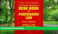 Buy  Purchasing Manager s Desk Book of Purchasing Law Donald B. King  Full Book