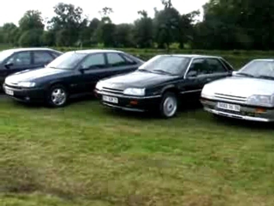 Rassemblement R25 et Safrane à St Jacut les Pins