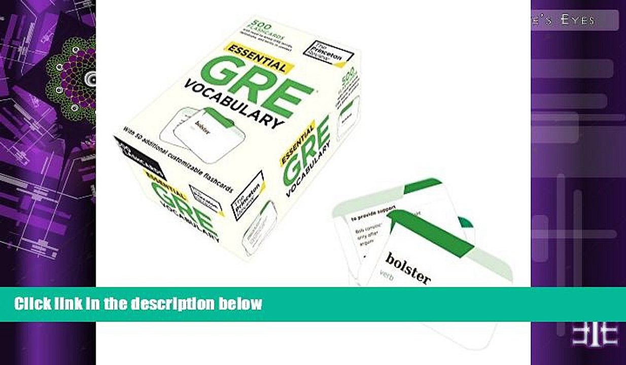 Price Essential GRE Vocabulary (flashcards): 500 Flashcards with Need-to-Know GRE Words,