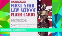Price Barron s First Year Law School Flash Cards: 350 Cards with Questions   Answers Jeffrey L.