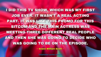 Seann William Scott Quotes #1