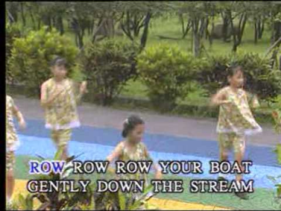 Row Row Row Your Boat Children Education Song lyric