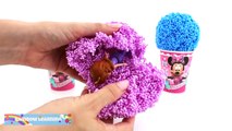 Minnie Mouse Foam Clay & Play Doh Ice Cream Cups Sofia Lalaloopsy RainbowLearning (NEW)