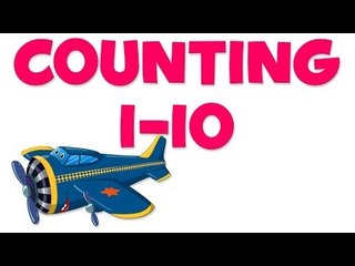 Airplanes Numbers | Learn numbers from 1 to 10