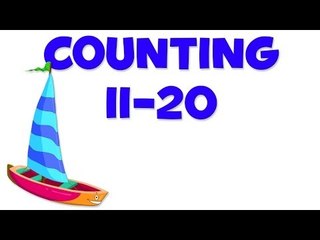 Boats Numbers | Learn numbers from 11 to 20