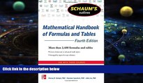 Price Schaum s Outline of Mathematical Handbook of Formulas and Tables, 4th Edition: 2,400