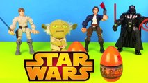 Star Wars Suprise Egg Huevo Sopresa Yoda Darth Vader Han Solo Luke Skywalker Kinderüberraschung