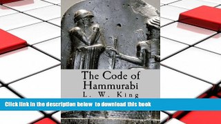 BEST PDF  The Code of Hammurabi READ ONLINE