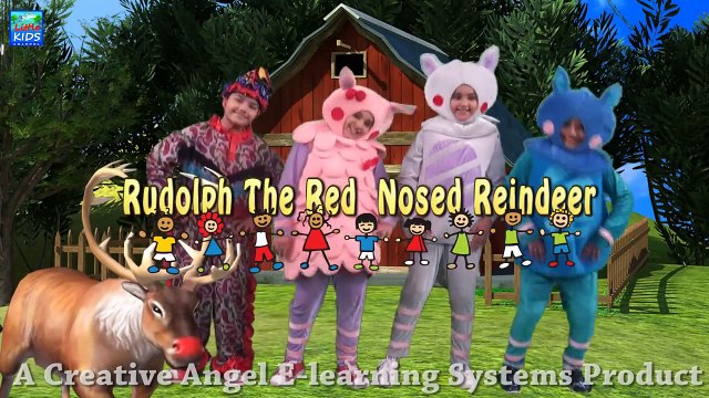Rudolph The Red Nosed Reindeer - Nursery Rhymes For Children | Fun and Learn