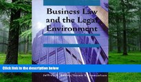 Buy  Business Law and the Legal Environment Jeffrey F. Beatty  Book