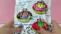 3 aufblasbare Donuts mit Biss - schwimmende Puppen Sofas und Pool Getränke Halter | Demo