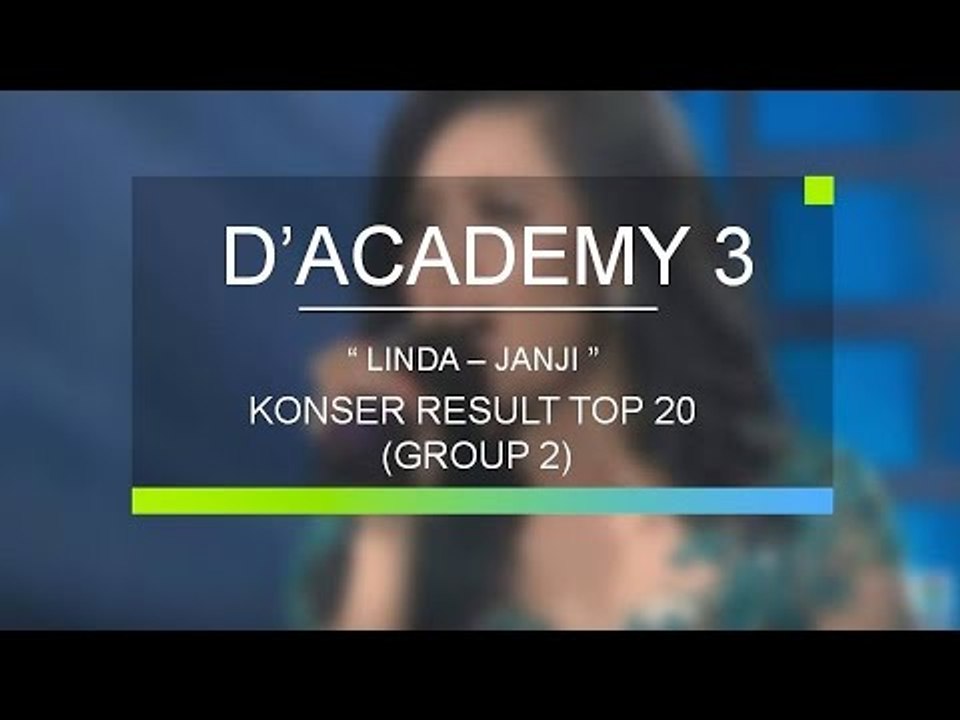 Linda, Ponorogo - Janji Konser Result Top 20 Group 1