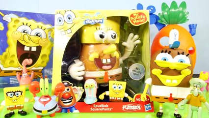 Spongebob Squarepants Play Doh Mr Potato Head Playset Spudbob Builder By Disney Cars Toy Club