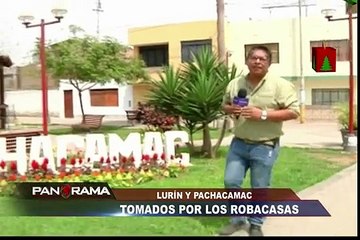 Lurín y Pachacámac tomados por los ‘robacasas’