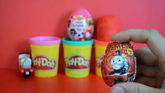 Play-Doh Surprise eggs Thomas and friends Sanrio hello kitty super surprise eggs