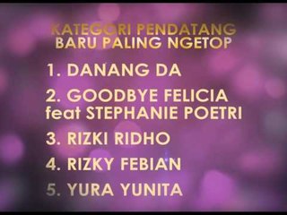 Pendatang Baru Paling Ngetop - SMA 2016