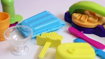 Play Doh Rainbow Popsicles Ice Cream Playdough Play-Doh Scoops n Treats Hasbro Toys Playset