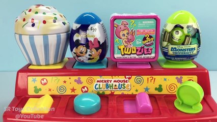 Télécharger la video: Mickey Mouse Clubhouse Pop Up Pals Surprise Eggs and Toys Cupcake Donald Duck Minnie Mouse Twozies