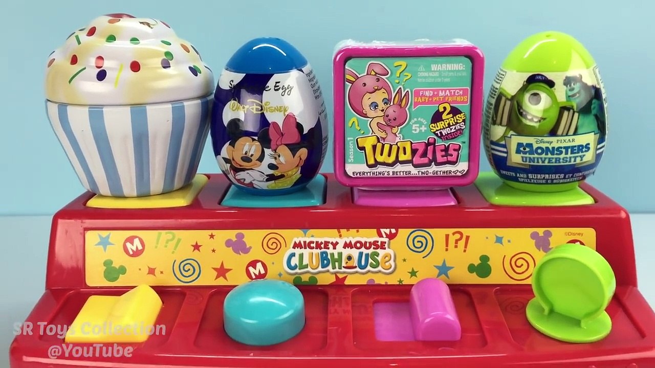 Mickey Mouse Clubhouse Pop Up Pals Surprise Eggs and Toys Cupcake Donald Duck Minnie Mouse Twozies