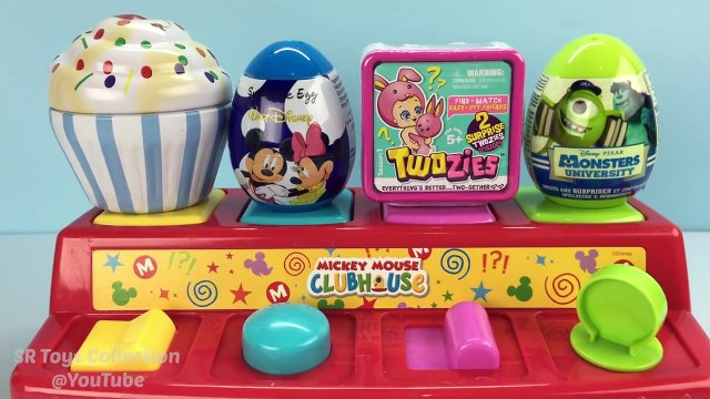 Mickey Mouse Clubhouse Pop Up Pals Surprise Eggs and Toys Cupcake Donald Duck Minnie Mouse Twozies