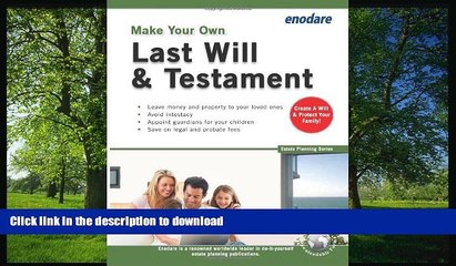 PDF [DOWNLOAD] Make Your Own Last Will and Testament (Estate Planning) READ ONLINE