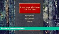 Buy NOW  Analytical Methods for Lawyers (University Casebooks) Howell E. Jackson  Book