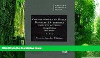 Buy NOW  Corporations and Other Business Enterprises, Cases and Materials, 3d, Abridged (American