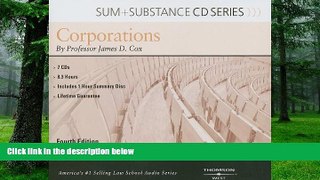 Buy  Corporations, 4th Edition (Sum   Substance CD Series) James Cox  Full Book