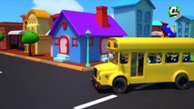 Bao Panda | the wheels on the bus | nursery rhymes | baby songs | childrens rhymes | 3d rhymes