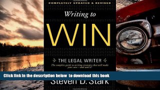 PDF [DOWNLOAD] Writing to Win: The Legal Writer FOR IPAD