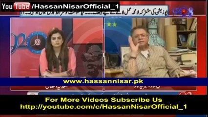 Hassan Nisar in 92 HD TV on 31 Oct 2016 Part-3