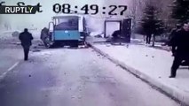 Turkish bus bomb explosion caught on video (GRAPHIC)