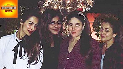 Kareena Kapoor Khan & Malaika Arora at Amrita Arora's House | Bollywood Asia