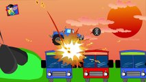 Monster Trucks Compilation | Demolisher Truck for Children | Blue Monster Truck Cartoon