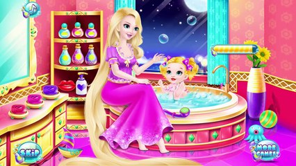 Baby Bath Time & Sleeping Kids Games - Newborn Bath - Rapunzel Nurse By Yuangamesapp