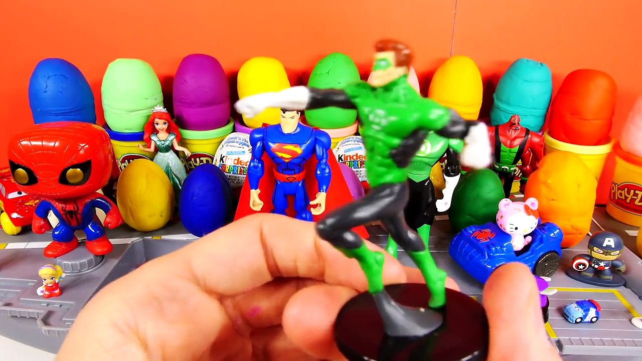40 Play Doh Kinder Surprise Eggs PIXAR CARS BARBIE TRASH PACK DISNEY PRINCESS HELLO KITTY Playdough
