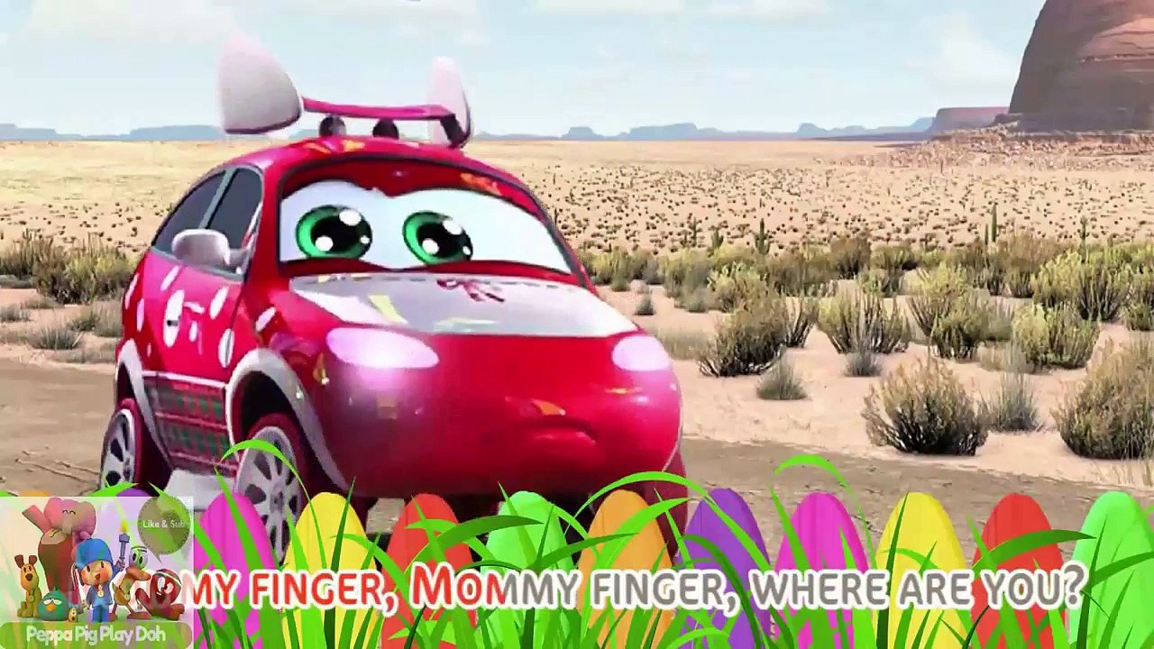 Car 2 Finger Family Nursery Rhymes By Peppa Pig Play Doh