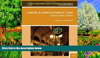 Buy David Twomey Labor and Employment Law: Text   Cases (South-Western Legal Studies in Business