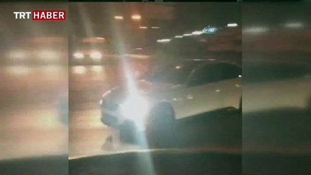 Trafik magandası ortalığı birbirine kattı