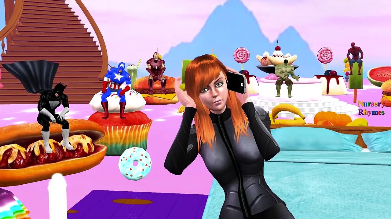 Fat Spiderman Finger Family | SuperHeroes Surprise Eggs Finger Family Nursery Rhymes Collection