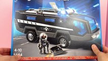 PLAYMOBIL Camion de police avec lumière et son Unboxing Français - Chasse aux criminels!