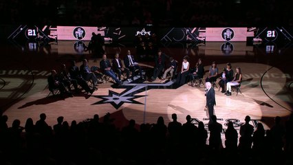 Les meilleurs moments de l'hommage à Tim Duncan