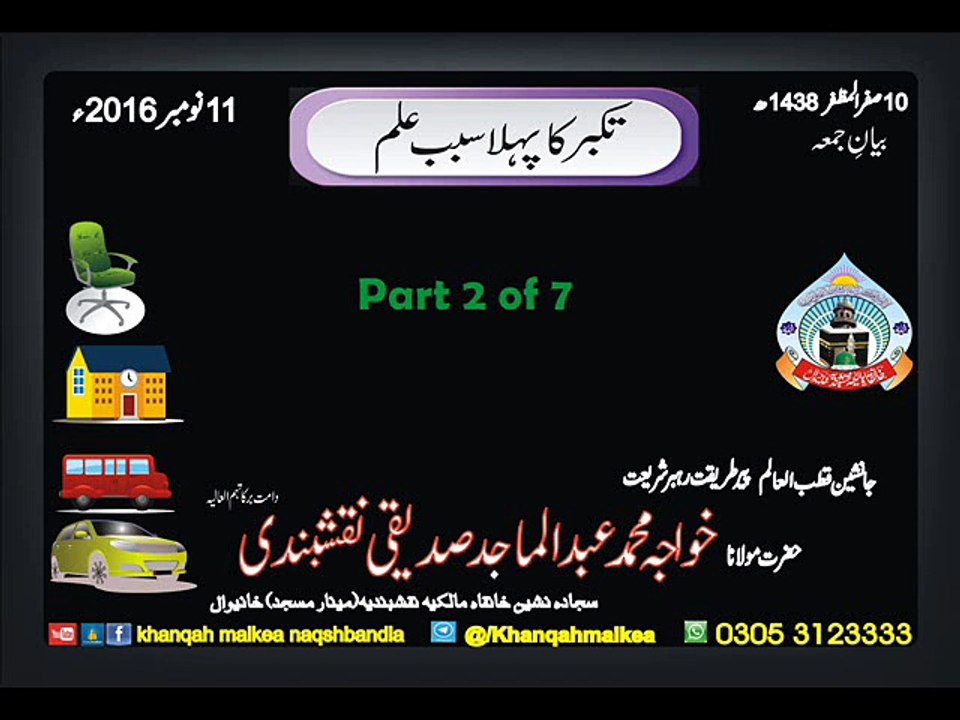 تکبر کے اسباب 2/7