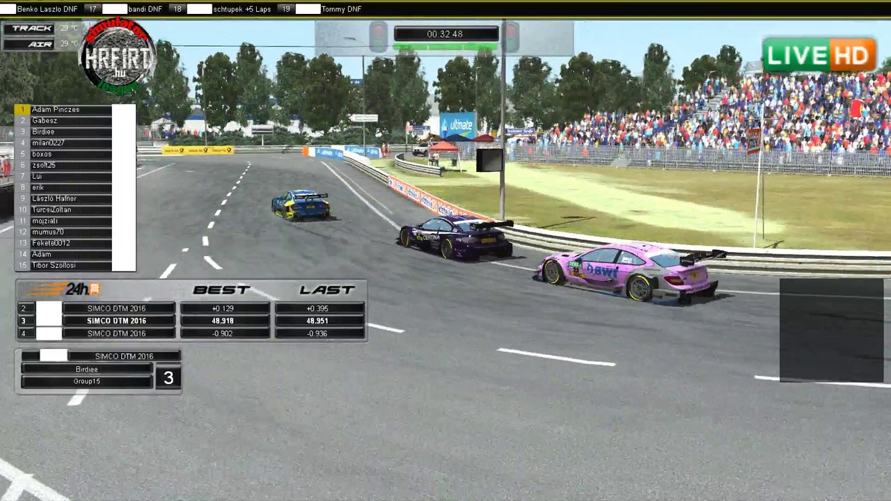 [rF2] HRF1RT DTM - Norrisring