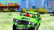 Colors Cars Hummer in Trouble! Nursery Rhymes New #Colors Spiderman Songs for #Children with Action