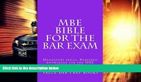 Buy Value Bar Prep books MBE Bible For The Bar Exam A Law School e-book: Every multi-state bar