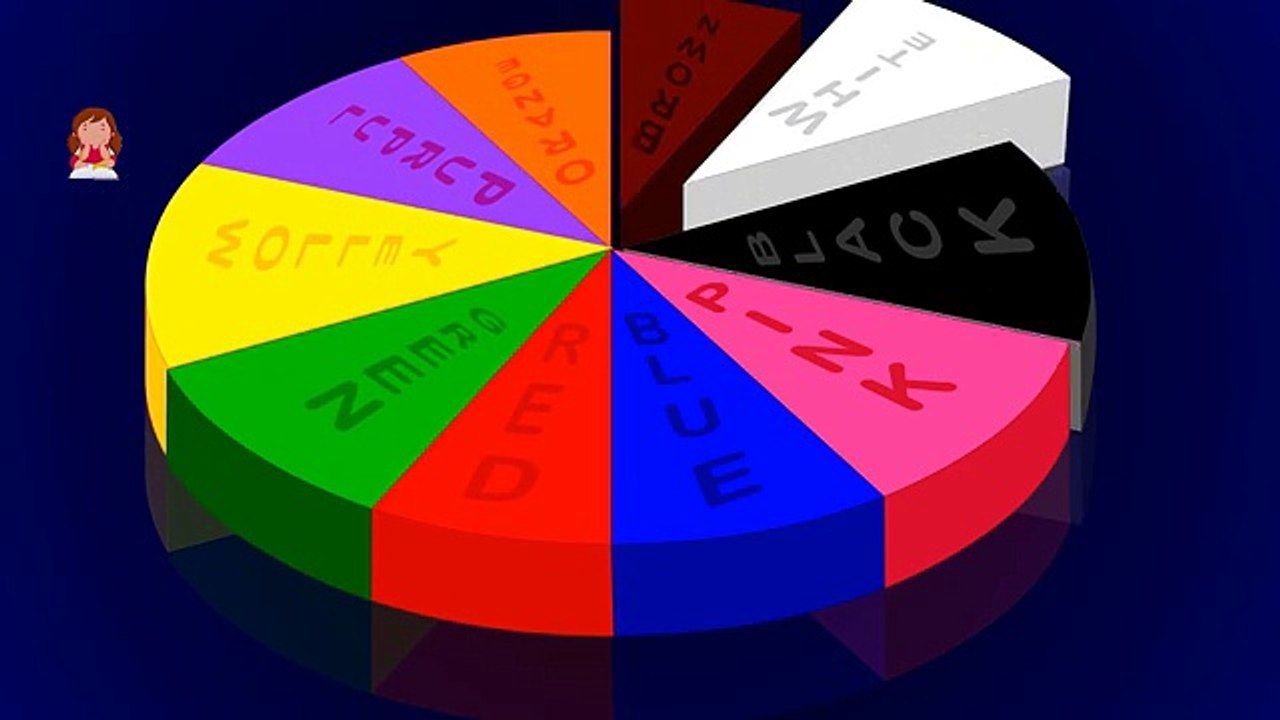 Learn Colors with Color Wheel for Children, Teach Colours, Baby Videos, Kids Learning Videos