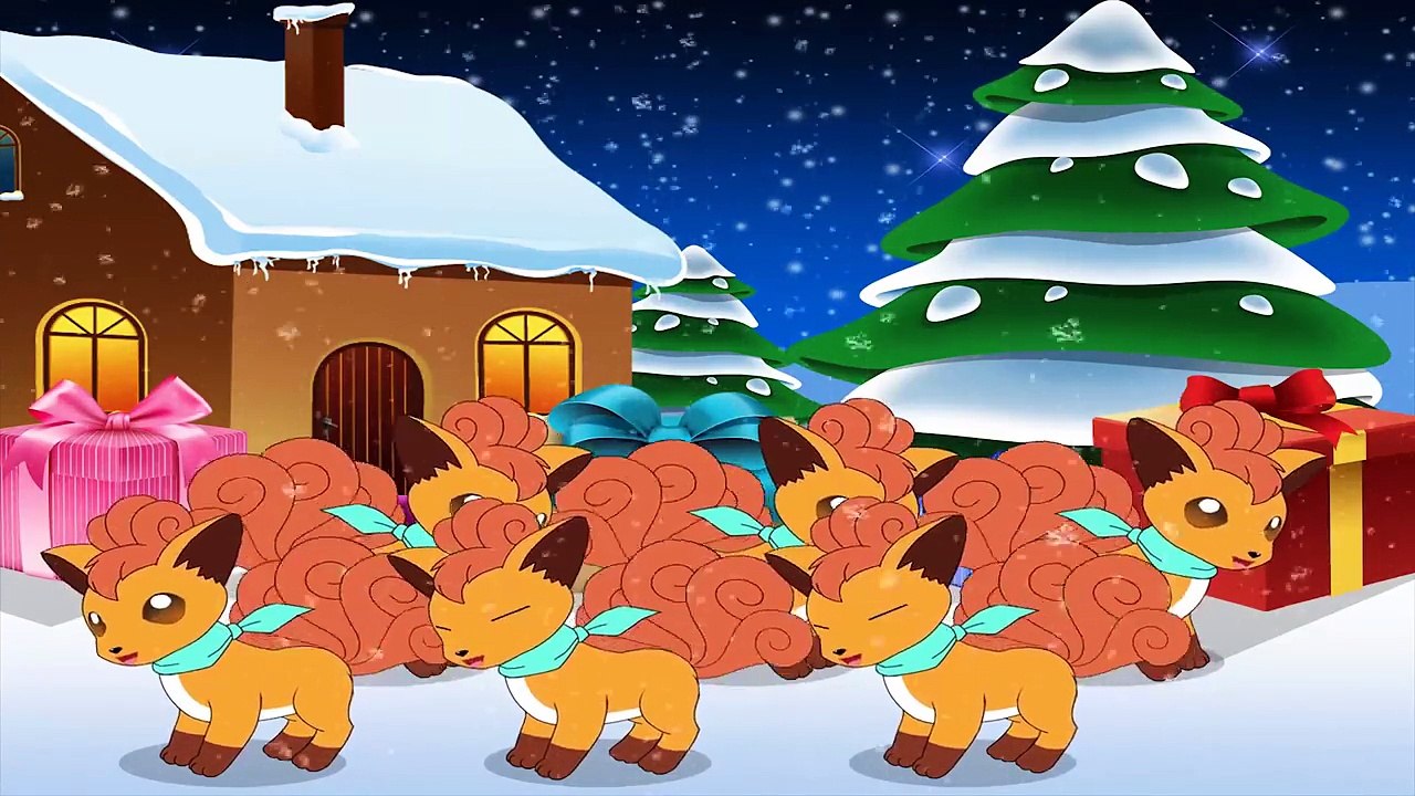 We Wish You A Merry Christmas Pokemon Style | Nursery Rhymes Songs For Kids