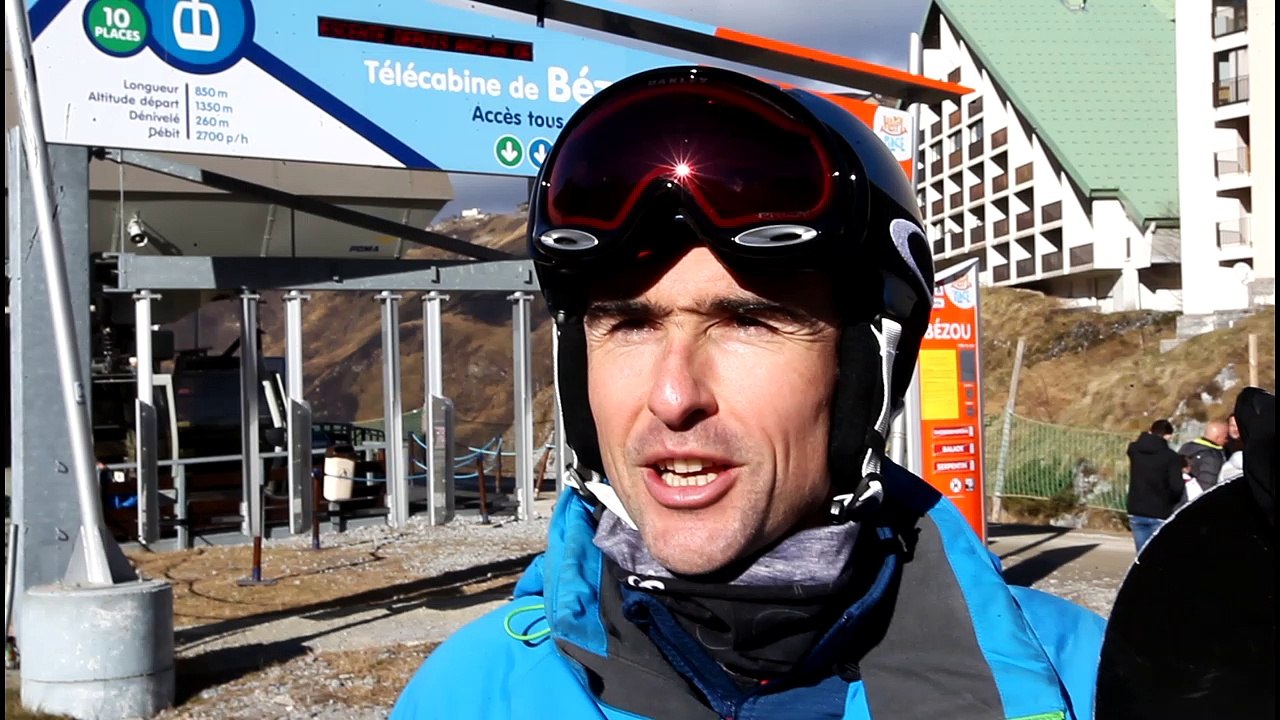 Leur premier jour de ski à Gourette